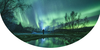 Northern Lights with Veena World