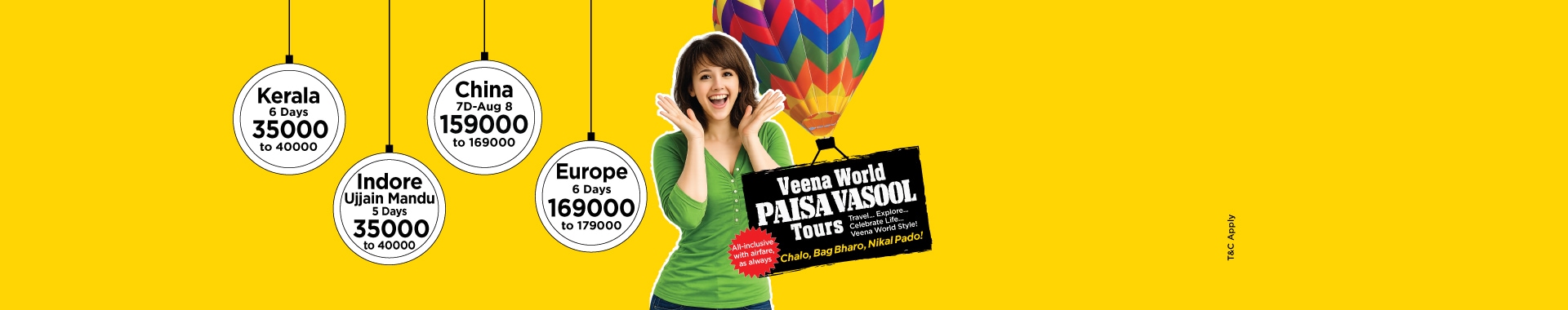 Veena World Paisa Vasool Tours